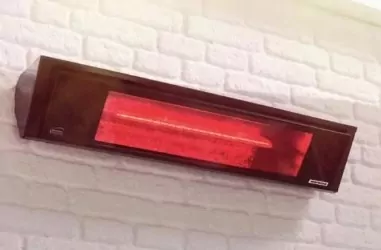 Heizstrahler für eine Markise